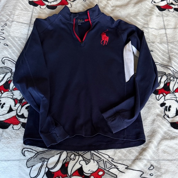 Polo Ralph Lauren Other - Polo by Ralph Lauren Dark Blue Shirt with Red Trim